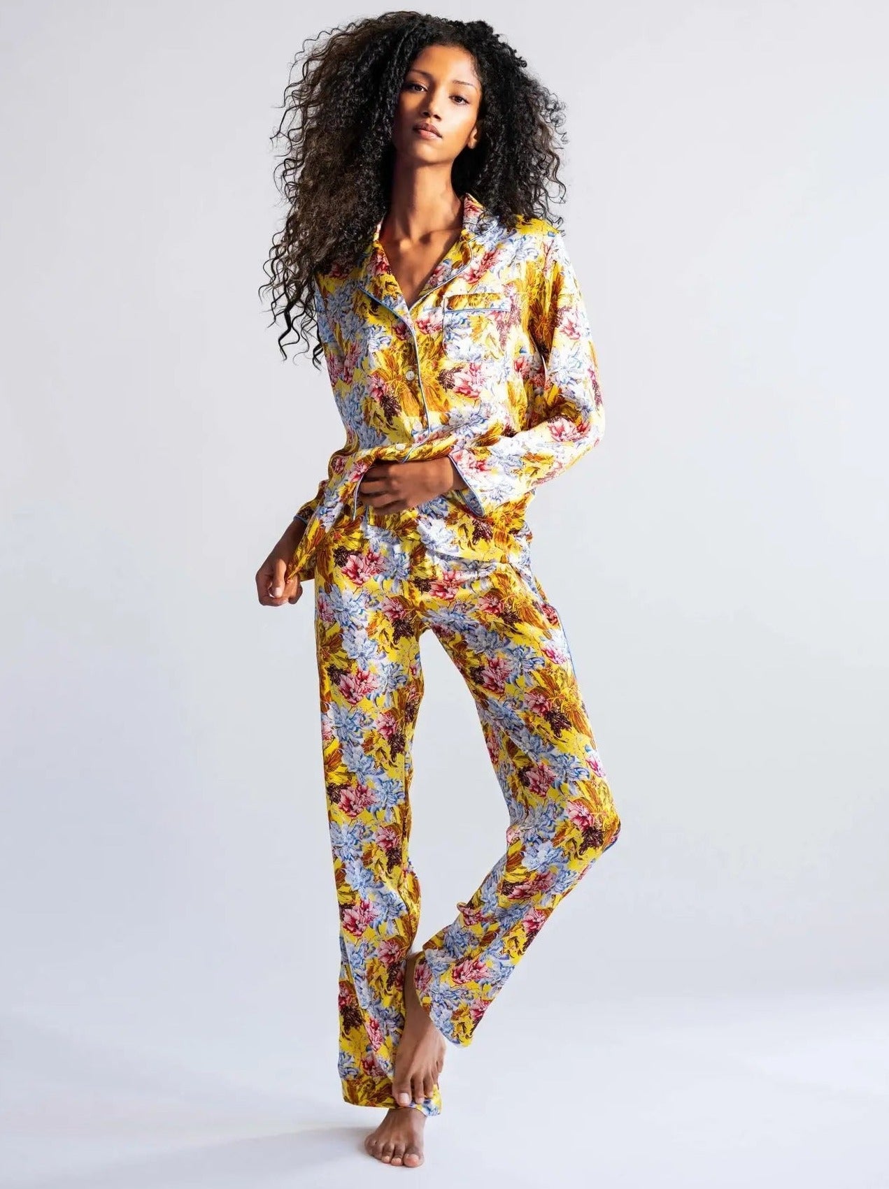 LilySilk Silk Pajamas for Women Button Up Pajamas Set for Ladies