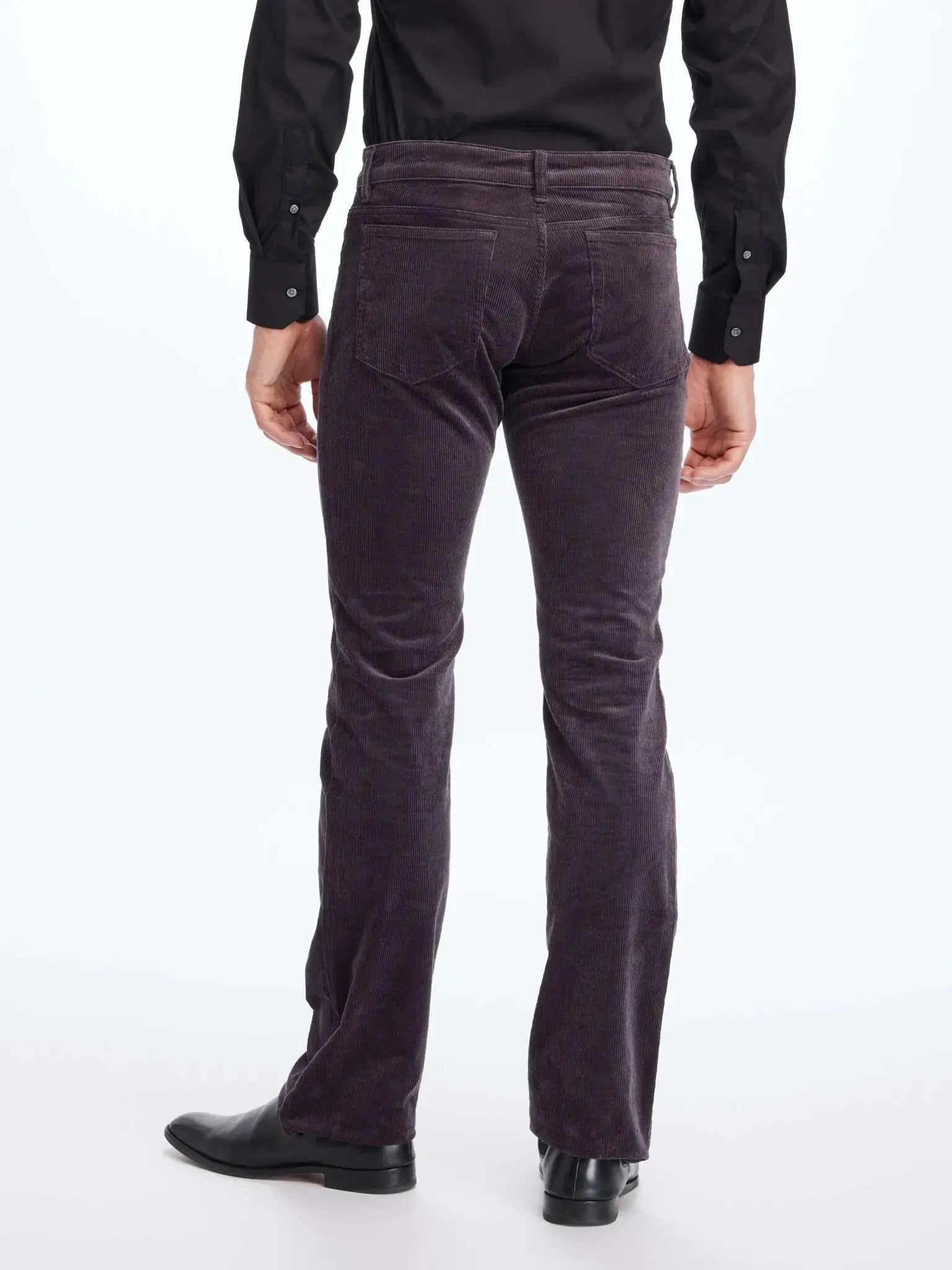 Men's corduroy trousers FBM006-011-02_DK GREY