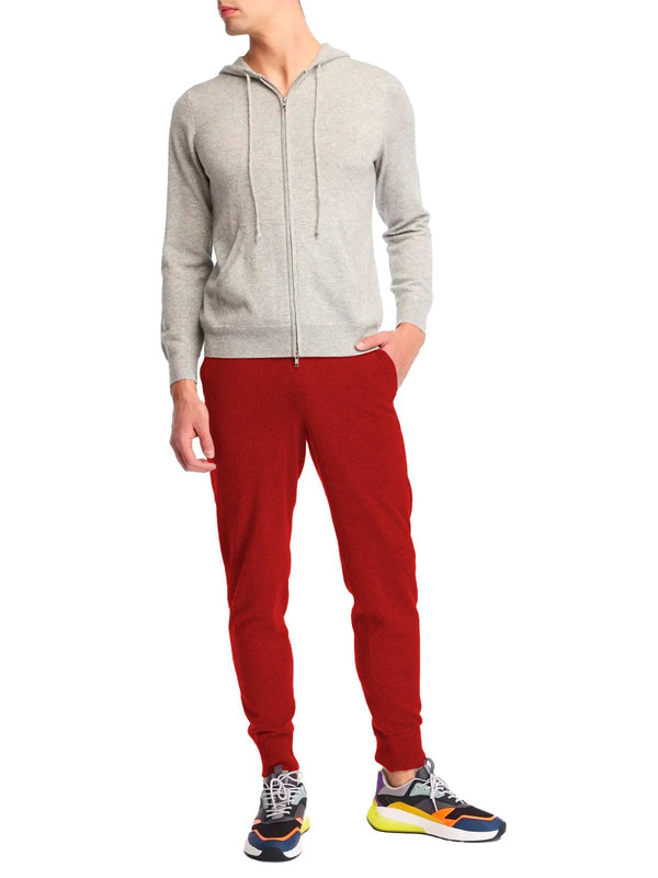 Men's Cashmere Sweatpant In Orange - Nigel Curtiss