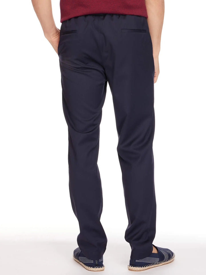 Men's Wool Positano Pant In Imperial Blue - Nigel Curtiss