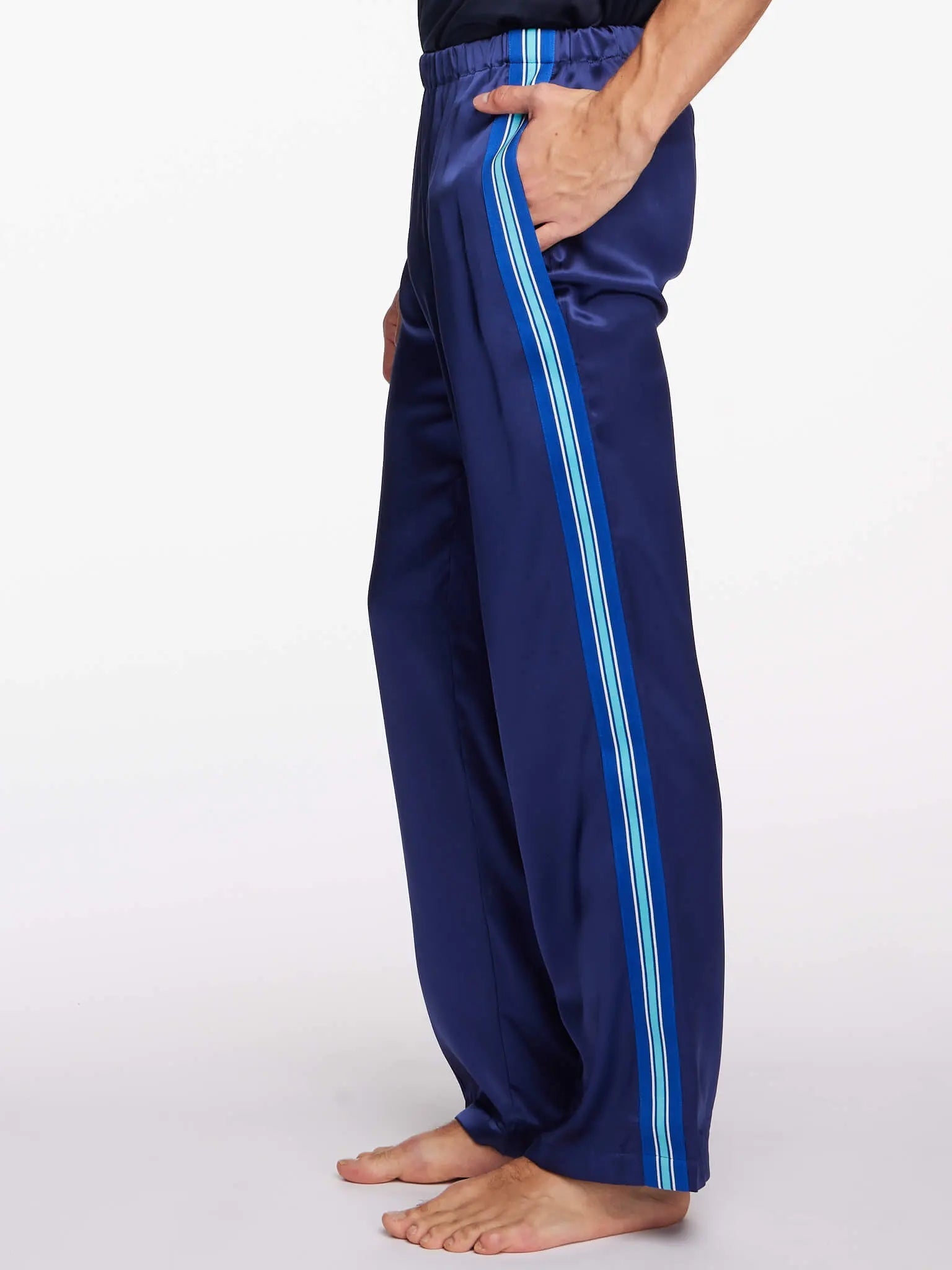 Royal blue pajama online pants